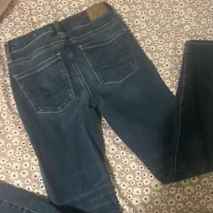Dark wash skinny American eagle jeans